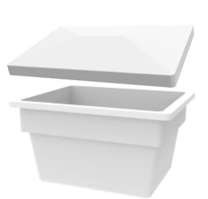 Deposito rectangular de 250 litros