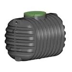 Fosa filtro biologica 4 habitantes 1600 litros polietileno