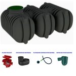 Deposito reutilizacion aguas pluviales 7500 litros con Kit de Filtracion